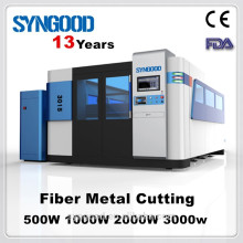 Máquina de corte do laser da fibra de Syngood SG1530 (1000w 1500 * 3000mm) Special para o corte do metal